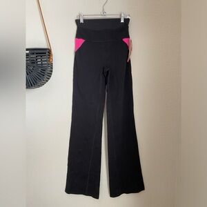 NWT SPANX Slim-X Bagel Buster Double Waistband Black Power Flare Pants, Small